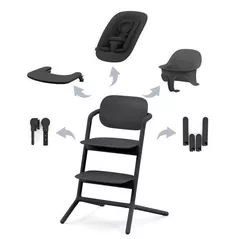 Scaun de masă Cybex 521003207 Lemo Stunning Black 4in1