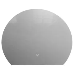 Oglindă baie Uniplast K532-8070 Oglinda pentru baie LED (semirotunda) 70x80cm IP44