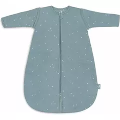Haine pentru copii Jollein 016-410-67102 Sac de dormit rotund cu maneci detasabile Twinkling Sea Green, 60 cm