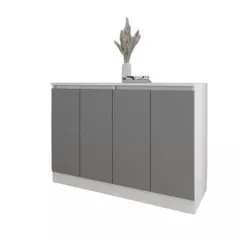 Comodă Smartex (16457) Т8 140cm Alb+Grafit