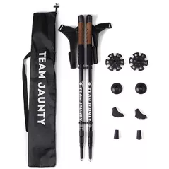 Bețe pentru trekking miscellaneous Team Jaunty 6-3JNS Black