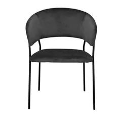 Scaun Evelin di Costacurta YTC-097B, UF BLU-14 (Dark grey)