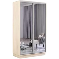 Шкаф Mobildor-Lux Fox uși glisante din oglinzi (120x60x230H cm) Sonoma