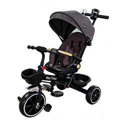 Bicicletă-cărucior Richi (64705) JTRL39 Tricicleta ciocolata pentru copii