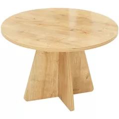 Măsuţă cafea Trendy Ciuperca, auriu, alb v2