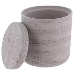 Короб для хранения Tendance 56198 Cutie pentru discuri cosmetice cu efect de beton, gri