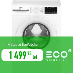 Mașină de spălat frontală Beko BM3WFU47415WW
