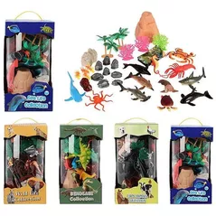 Jucărie Promstore 53861 Set figurine "Animale" 40 buc, 4 tipuri