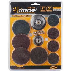 Набор головок, бит, насадок Hoteche 560161 Набор шлифовальных дисков 1"&2"&3" 10шт