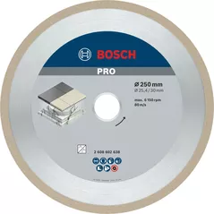 Диск отрезной Bosch 2608602638 Керамический алмазный отрезной диск 250 мм