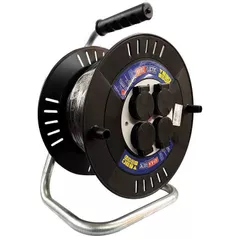 Prelungitor electric Horoz 72421 cu tambur, 20m, 4 prize, 3x2.5mm2, 16A (310.120.101)