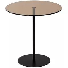 Журнальный столик Trendy Chill-Out, черный, бронзовый 50x50x50 см