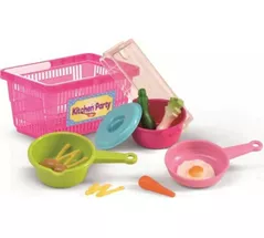 Bucătărie și veselă de jucărie Androni 2101-0001 Набор Овощи в корзине