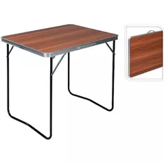Mobilier pentru camping Holland 31193 Redcliffs, masa plianta 80x60cm, valiza, natural