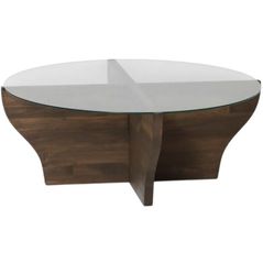 Măsuţă cafea Trendy Amfora, Nuc 92x35x92cm