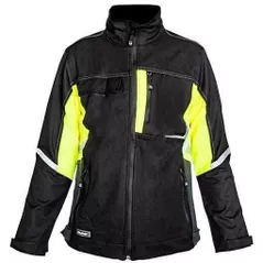 Îmbrăcăminte de lucru Profmet 365590 Jacheta, S, 60% poliester / 40% bumbac T400, 280g/m2, culoarea negru/galben neon