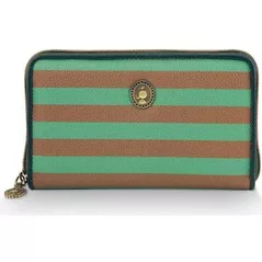 Portmoneu Pip Studio 51.273.431 Willow Wallet Stripe 18x3x11cm 18x3x11 Green
