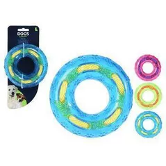 Игрушка для кошек и собак Promstore 44997 Игрушка для собак Dogs кольцо 12.5cm, 3 цвета