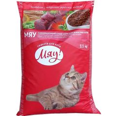 Корм для питомцев Мяу! 24231126 Sac pisici carne-orez-legume 11 kg