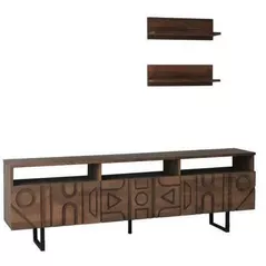 Comodă TV Trendy Aristo, Nuc 170x40x30cm
