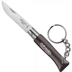 Cuțit turistic Opinel Keychain Black Brown Nr.4 (002268)
