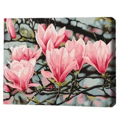 Картина по номерам BrushMe RBS54135FC 30x40cm (fără cutie) Floare de magnolie