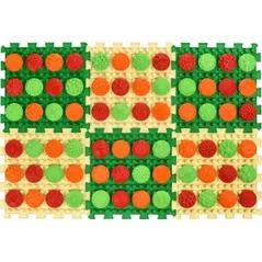 Covoraș de joacă Ortek 12994 Коврик-пазл массажный, 6 элементов