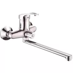 Смеситель для ванны Rossa 49092 MPN2227, cu pipa lunga, crom, Bianca