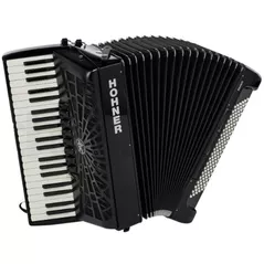 Pian digital Hohner Bravo III 120 silent key BK Acordeon 120 BASS NEGRU (16822)