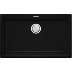 Chiuvetă bucătărie Primagran Prague 80 Level Undermount Black + accesorii 470x760 MP8KC#P