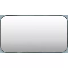 Зеркало для ванной Bayro Tunis 900x500 в металлической рамке черное