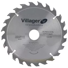 Disc de tăiere Villager Disc taiere lemn 185x25.4/20x2.2, 24T (033420)