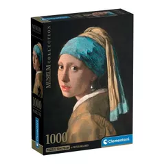 Пазл Clementoni Puzzle 1000 Museum Girl W/ Pearl Earring (39967)