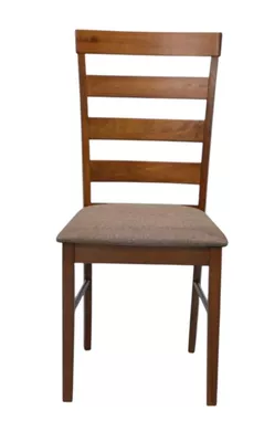 Стул Evelin di Costacurta Gloria Burnish oak (Обивка-EKEA-12 Dark Brown)