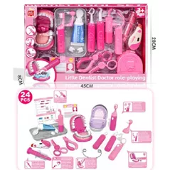 Complex de joacă pentru copii Richi (24650) Set pentru micul doctor, cu lumini