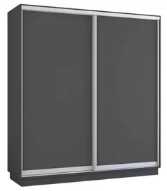 Dulap Mobildor-Lux Fox uși glisante din PAL (200x60x230H cm) Anthracite