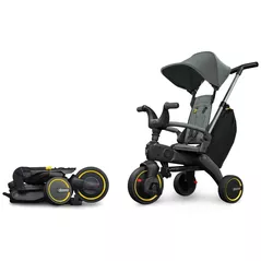 Bicicletă-cărucior Doona Liki Trike S3 Slate Green