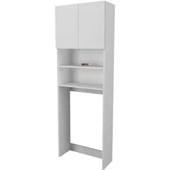 Шкаф-пенал Bofigo Для стиральной машины, 2 двери, 65x27x190 см, Белый (12-03-01)