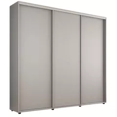 Dulap Mobildor-Lux Compact uși glisante PAL (270x45x230H cm) Grey