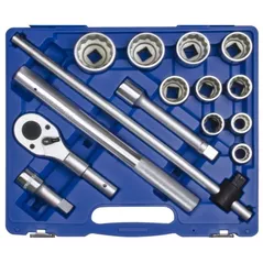 Set de unelte de mână King Tony 6014MR12 набор 3/4" торцевых головок 12 гран. 22-50мм принадл, 14 пр.