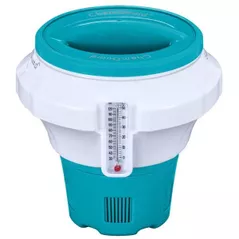 Аксессуар для бассейна Bestway 58701BW Dozator plutitor cu termometru și mănușă de protecție pentru tablete de 7,6 cm