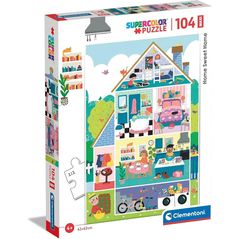 Puzzle Clementoni 104 MAXI: Casa, dulce casa (23775)