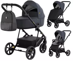 Сărucior pentru copii Tutis Carucior 2in1 ENZO Antracite 546 (1702546)