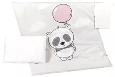 Детское постельное белье PernaMea Set lenjerie 3 piese Premium Panda (PM.100469/2)