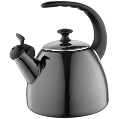 Чайник Emalia Pleszew 0C0025 Metalico, emailat, 2.2L, negru