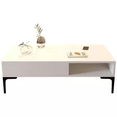 Măsuţă cafea Trendy Istanbul, Alb 105x32x60cm
