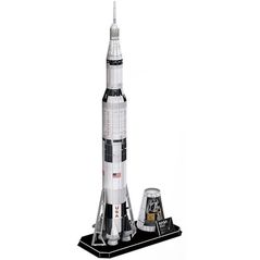 Set de construcție Cubik Fun DS1059h 3D Puzzle Apollo Saturn V Rocket
