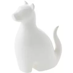 Декор Andrea Fontebasso 48909 Статуэтка Собака белая 15cm, керамика