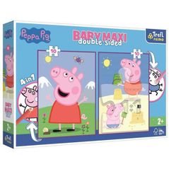 Пазл Trefl 43001 Puzzles - Baby MAXI 2x10 - Peppas good day