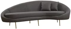 Диван Trendy Eses Gri inchis (3 locuri)